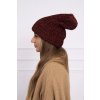Dámska čiapka Delia K260 bordová