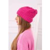 Dámska čiapka Elora K336 tmavoružová