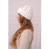 Dámska čiapka Selena K384 biela