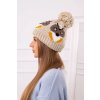 Dámska čiapka Sova K340 béžová