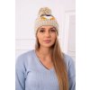 Dámska čiapka Sova K340 béžová