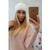 Čiapka s flísom Karolina K243 béžová