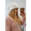 Čiapka s flísom Karolina K243 béžová