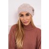 Čiapka s flísom Karolina K243 béžová