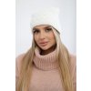 Čiapka s flísom Kockovaná K204 béžová