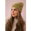 Čiapka s flísom Merry K225 béžová