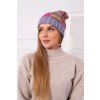Čiapka s flísom Monika K256 hnedá+žltá