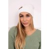 Čiapka s flísom Paulina K227 biela