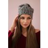 Čiapka s flísom Roksana K209 hnedá