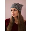 Čiapka s flísom Roksana K209 hnedá