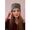 Čiapka s flísom Roksana K209 hnedá