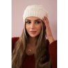 Čiapka s flisom Sandra K210 biela