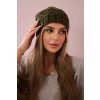 Čiapka s flísom Sonia K201 hnedá