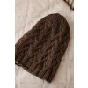 Čiapka s flísom Sonia K201 hnedá