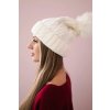 Čiapka s flísom Vrkoč K226 biela