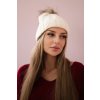 Čiapka s flísom Vrkoč K226 biela
