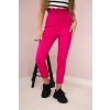 Nohavice s pukmi fuchsia