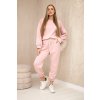 Súprava mikina + nohavice maslo svetloružová