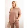 Dámska súprava Plus Size 3-dielna ťavia