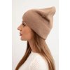 Dámska mäkká čiapka z alpaky s ozdobnou plieškou fango