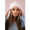 Čiapka s flísom Mariola K246 biela