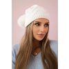 Čiapka s flísom Mariola K246 biela