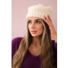 Dámska čiapka Ľucia K337 ekru