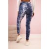 Dámske bavlnené legíny s džínsovými odermi