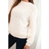 Dámsky sveter z mäkkého mohéru béžový