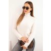 Dámsky sveter z alpaky s rolákom béžový