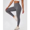 Zateplené push-up sivé legíny