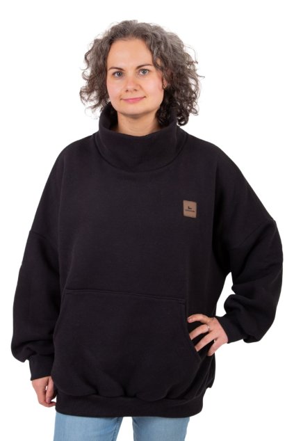 mikina oversized rolak cerna wanted 2