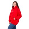 mikina oversized kapuce cervena 3