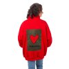 mikina oversized rolak cervena srdce plne