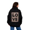 mikina oversized rolak cerna love