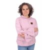 damska mikina s volany ruzova 2
