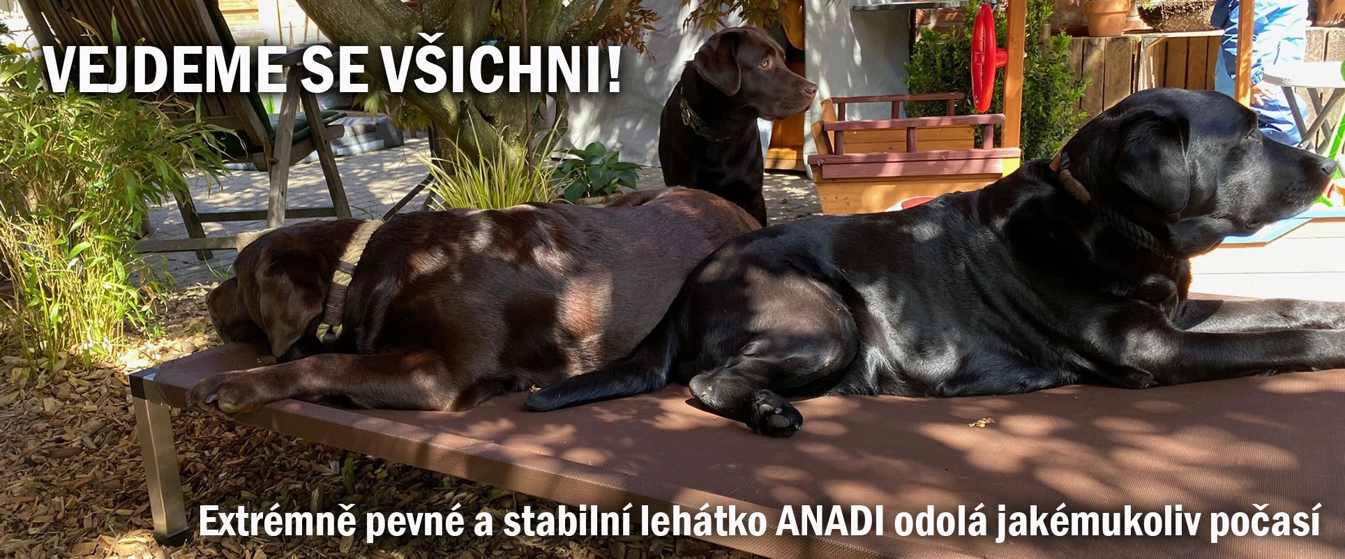 Lehátko na zahradě