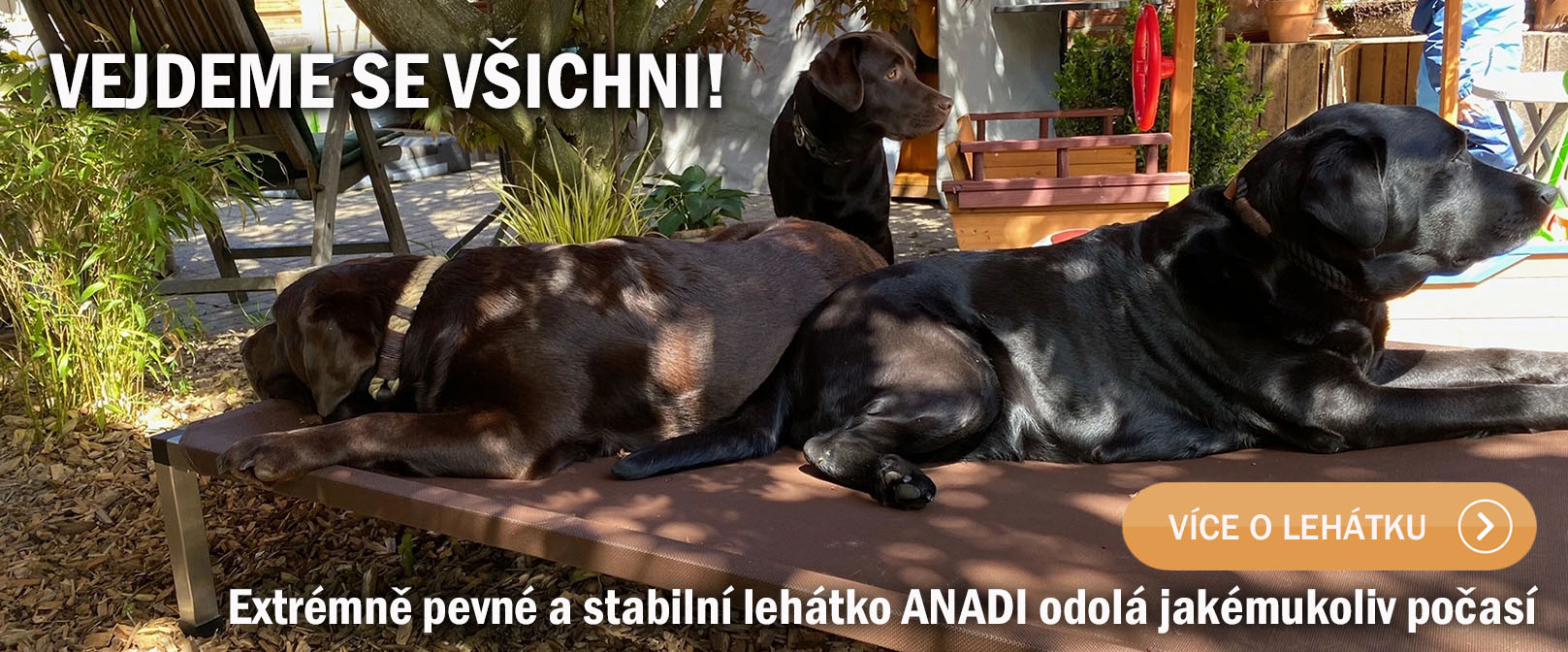 Lehátko na zahradě