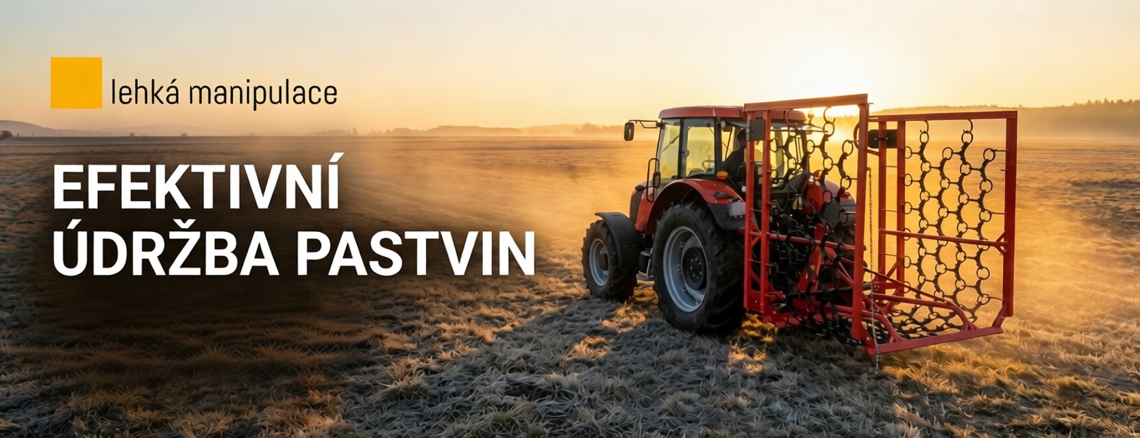 Luční brány pro úpravu luk a pastvin.