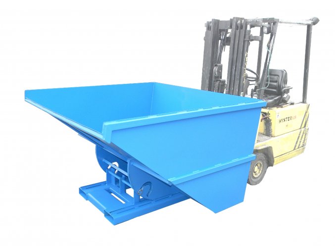 Výklopný kontejner pro vysokozdvižný vozík, objem 600 litrů