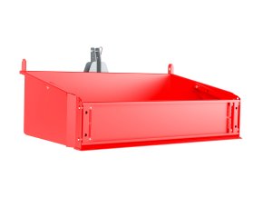 Skrzynia ladunkowa 2000 RAL7012 czerwony