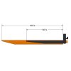 Prodloužení vidlic 120x45x2000 mm, nosnost 4500 kg