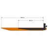 Prodloužení vidlic 150x50x2000 mm, nosnost 5800 kg