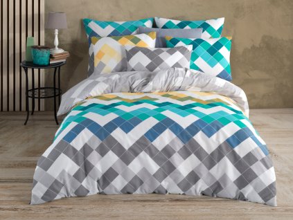 Krepový povlak na polštář 30x40 Siesta green