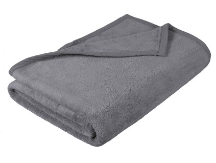 17366 1 detska micro deka 100x150cm seda