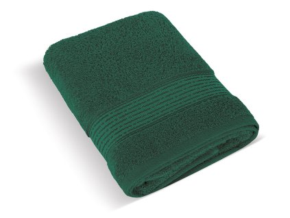 17507 1 frote osuska 70x140cm prouzek 450g tmave zelena