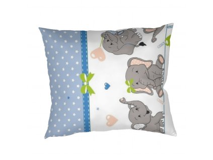 Sloni modri povlak 40x50