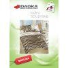 Obal bavlna Vlny hnede banan DUO