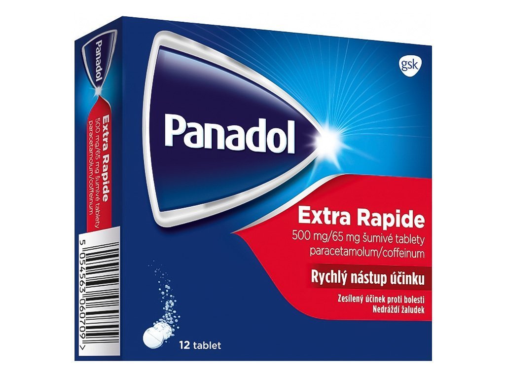 Lekáreň Adonai Panadol Extra Rapide šumivé tablety | 12 tbl