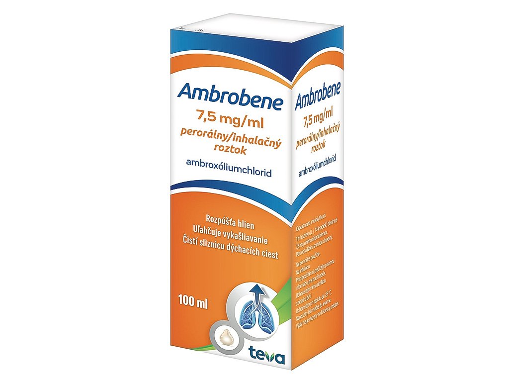 Ambrobene 7,5 mg ml sirup 100 ml